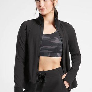 Athleta Triumph Full Zip Jacket Black 1X
